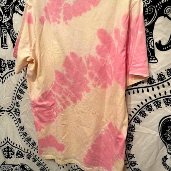 Women's Over Sized Tie Dye T-Shirt-Space Bollo - Picture 3 of 3